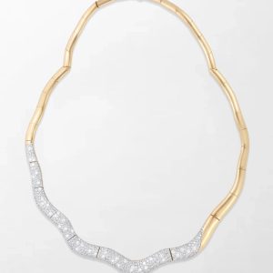 Wave Diamond Necklace