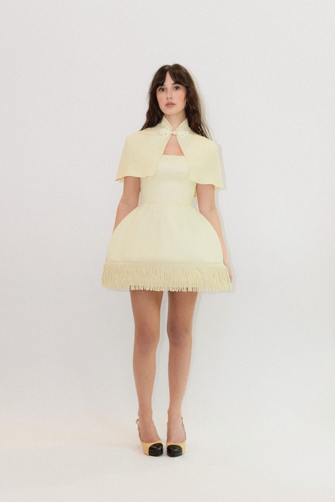 Lampshade Dress - Buttercream