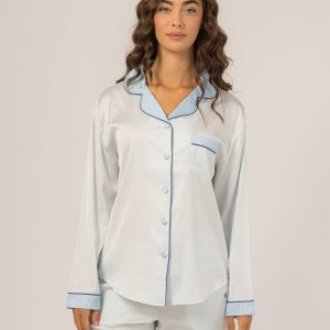 Keleigh Teller Women's Grace PJ Long Sleeve Set (Cloud)