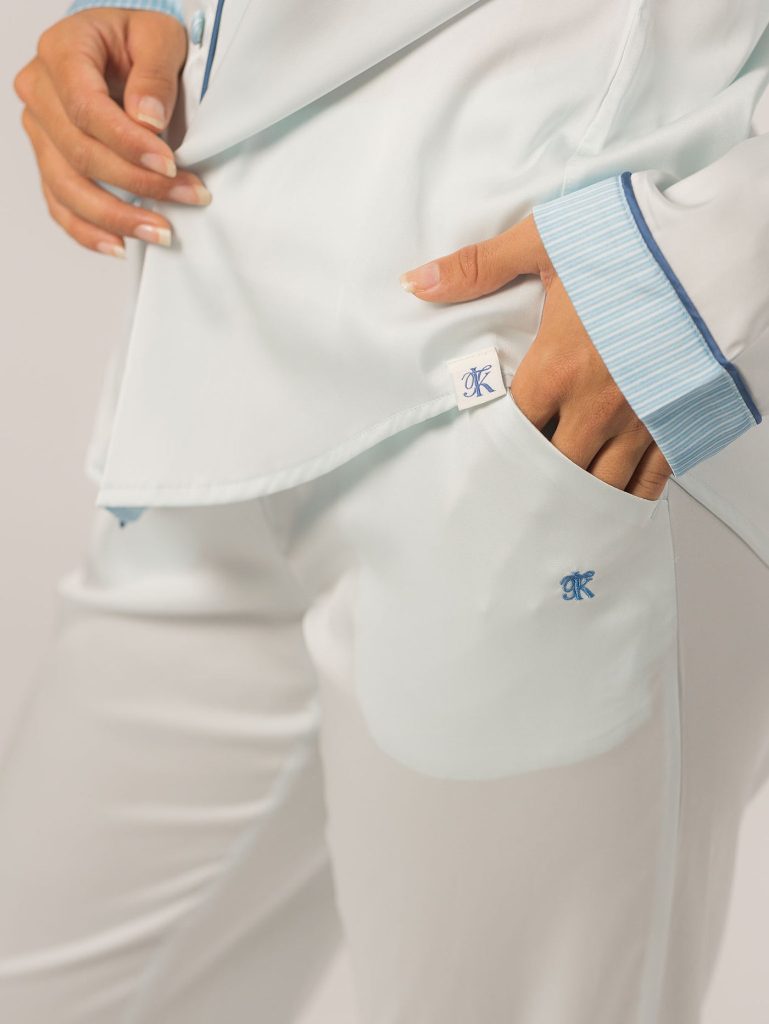 Grace PJ Long Sleeve Set (Cloud)