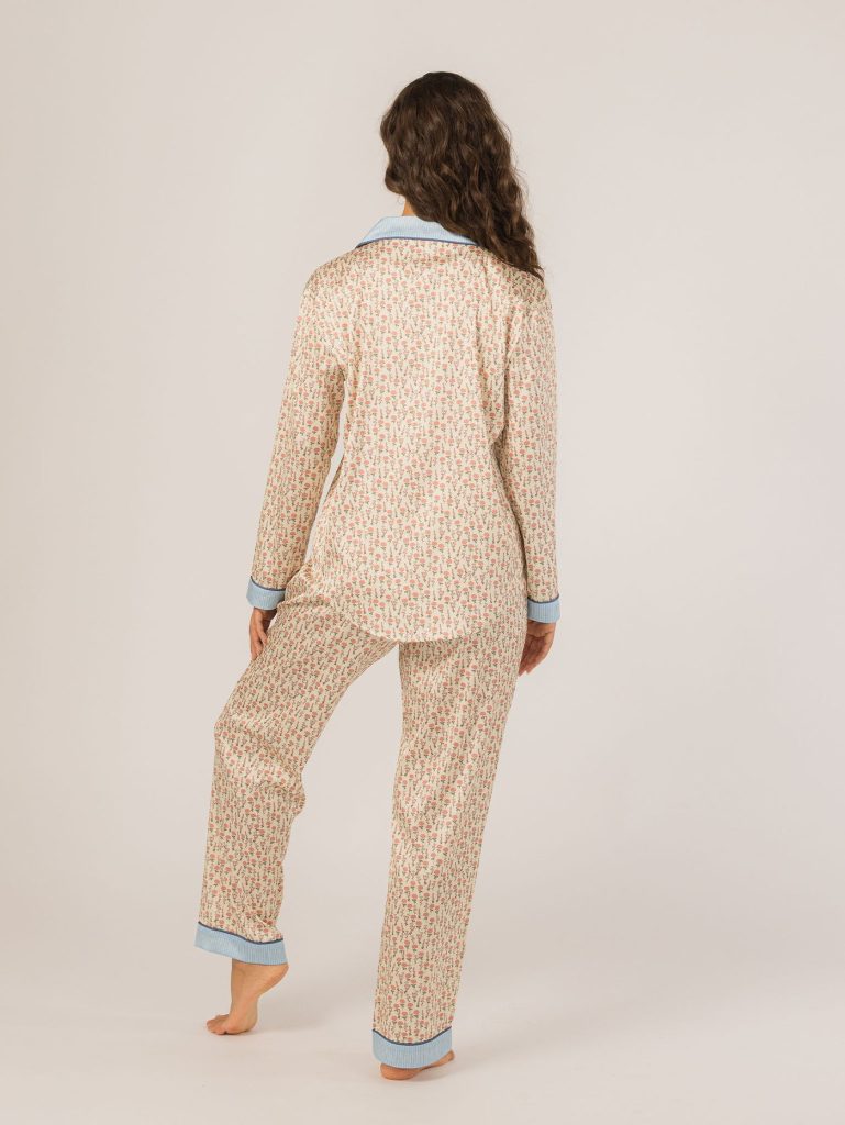 Grace PJ Long Sleeve Set (Hydrangea)