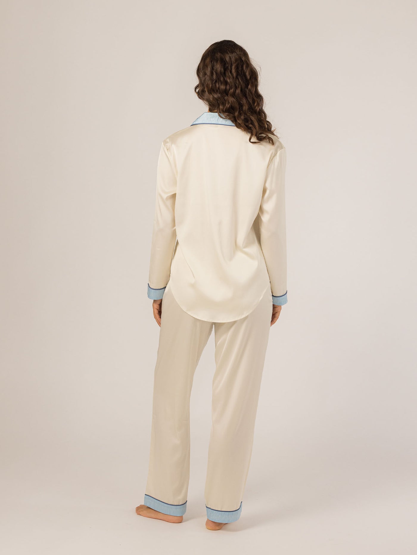 Keleigh Teller Women's Grace PJ Long Sleeve Set (Pearl)