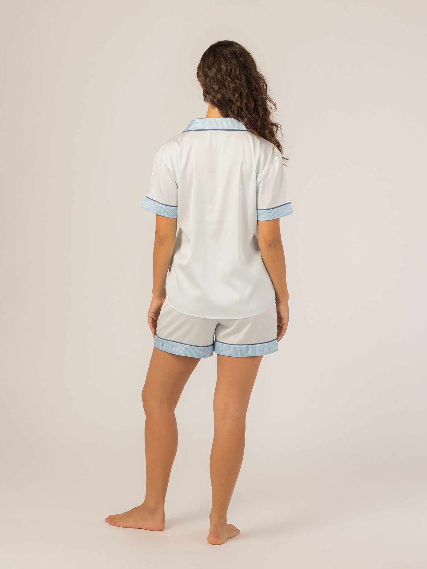 Keleigh Teller Women's Grace PJ Short Sleeve Set (Cloud)