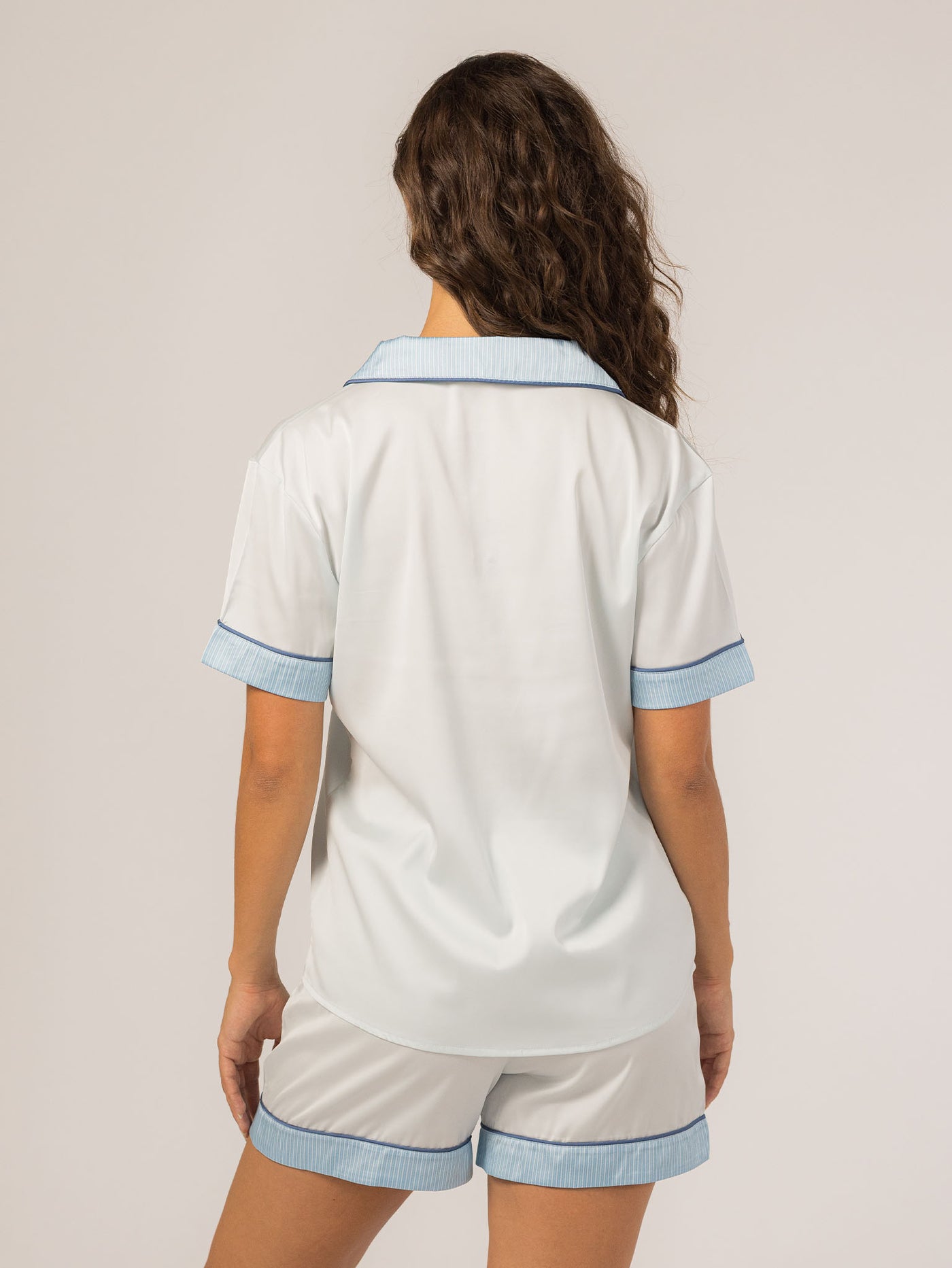 Keleigh Teller Women's Grace PJ Short Sleeve Set (Cloud)