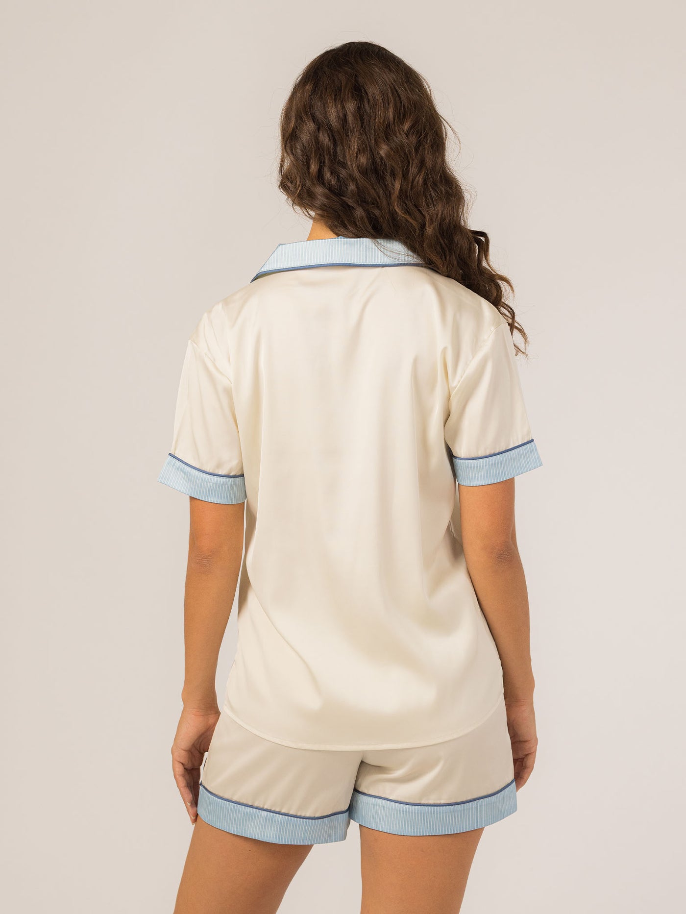 Keleigh Teller Women's Grace PJ Short Sleeve Set (Pearl)