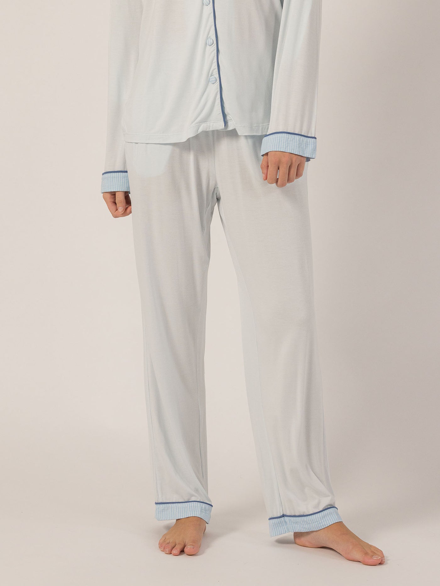 Keleigh Teller Women's Rose PJ Long Sleeve Set (Cloud)