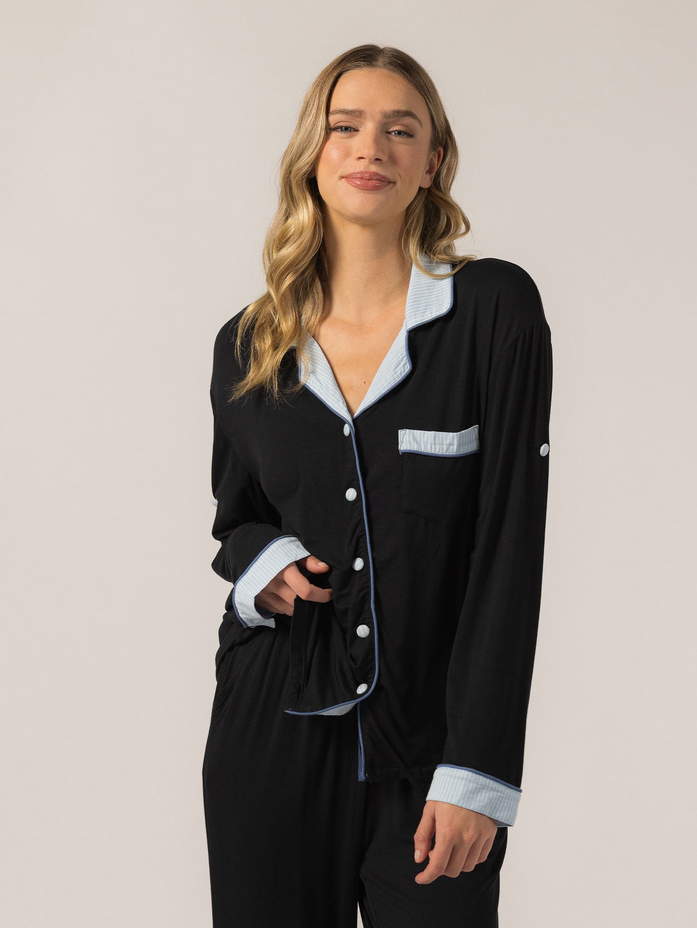 Keleigh Teller Women's Rose PJ Long Sleeve Set (Constellation)