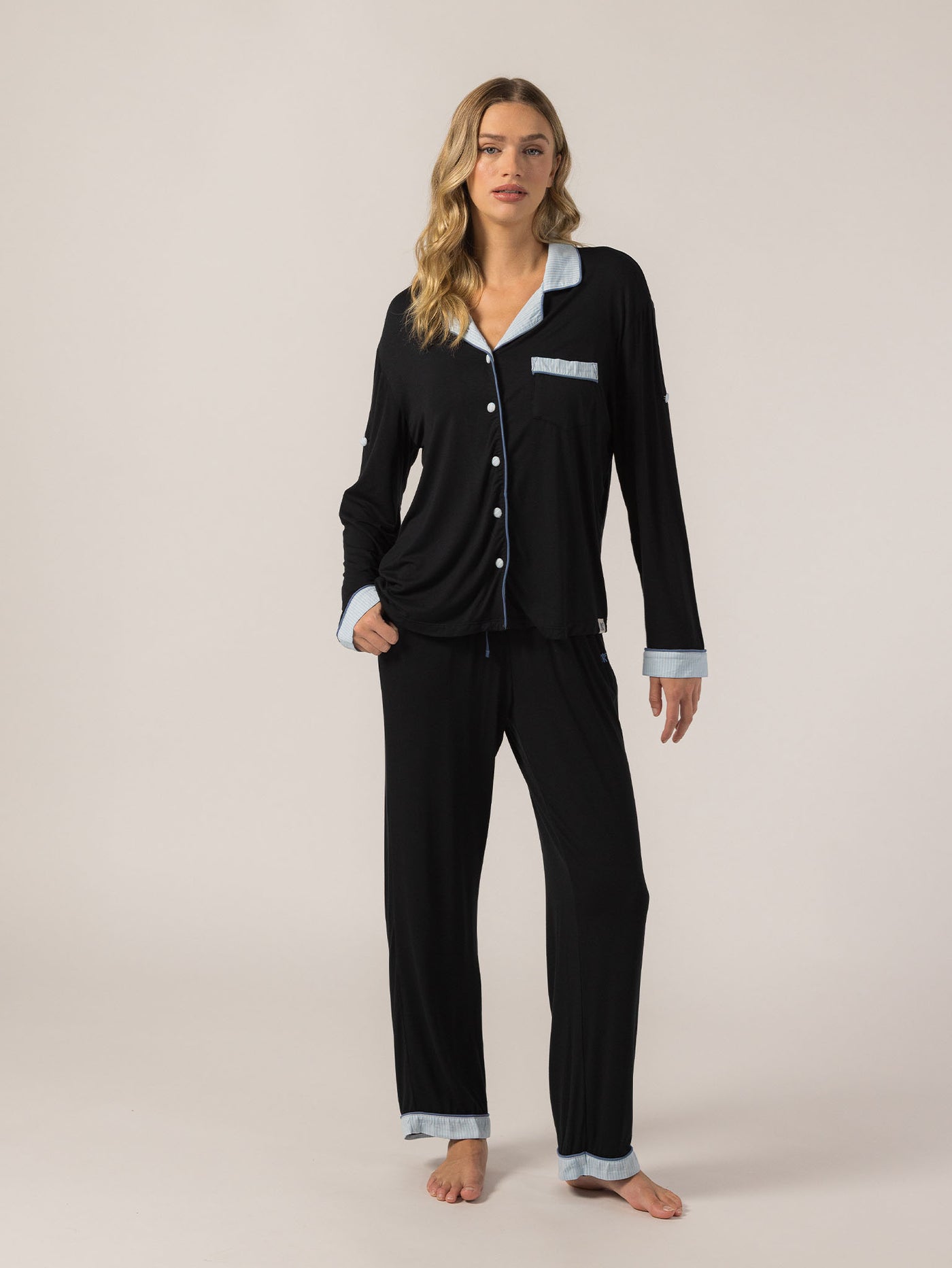 Keleigh Teller Women's Rose PJ Long Sleeve Set (Constellation)
