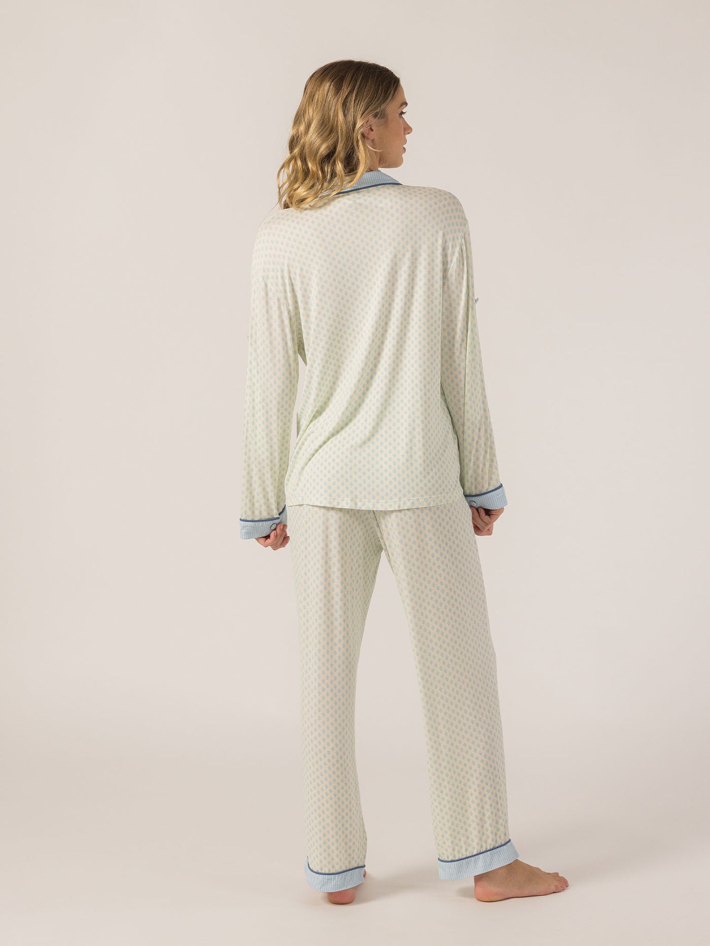 Keleigh Teller Women's Rose PJ Long Sleeve Set (Joshua Tree)