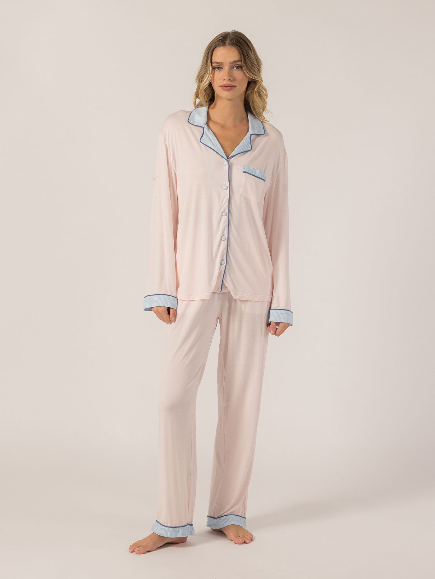 Keleigh Teller Women's Rose PJ Long Sleeve Set (Lily)